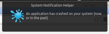 Kubuntu's anti-notification notification