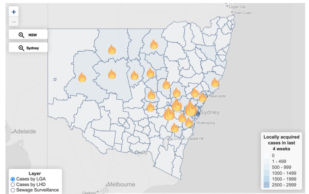 NSW COVID outbreak is like a bushfire, not a war